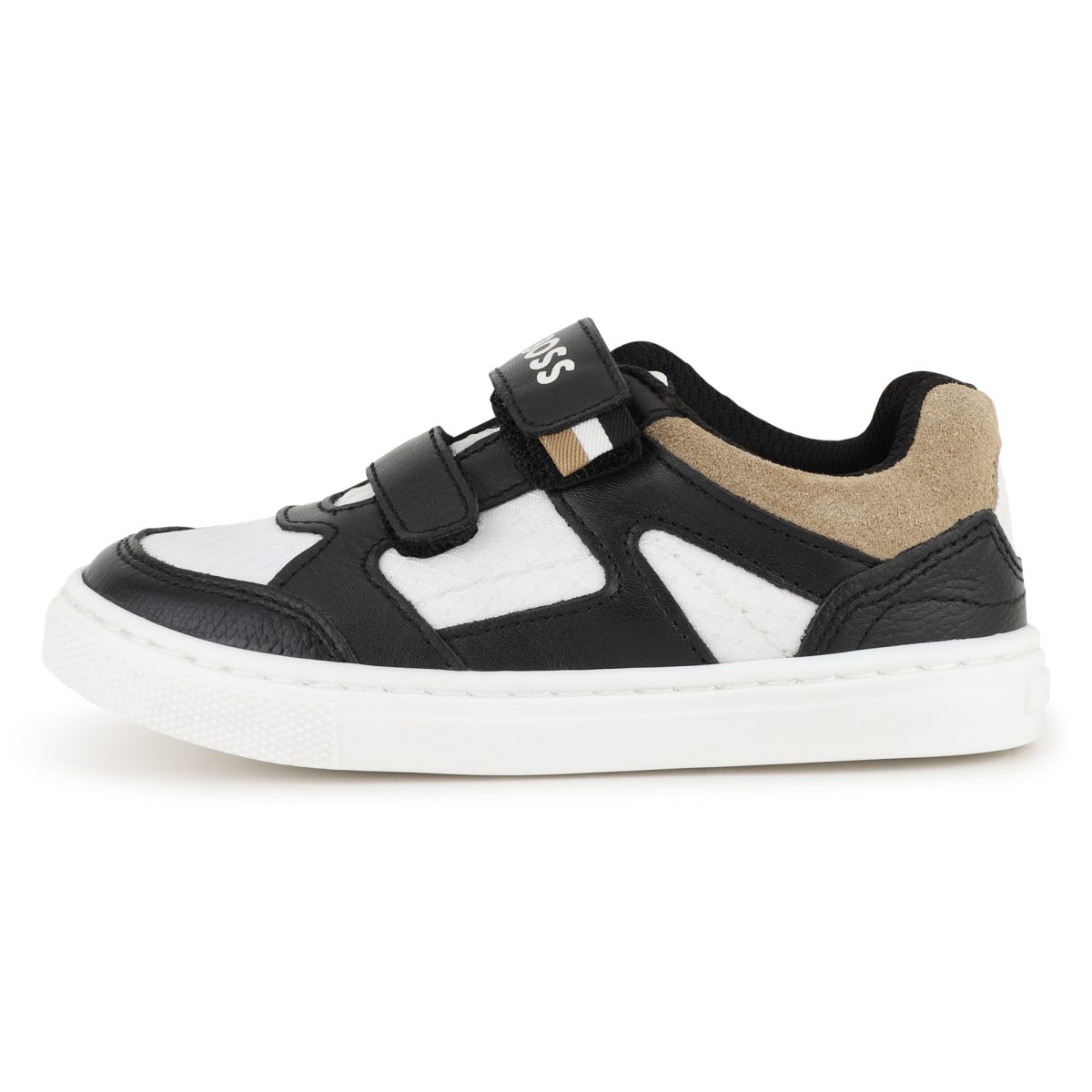 Baskets en cuir