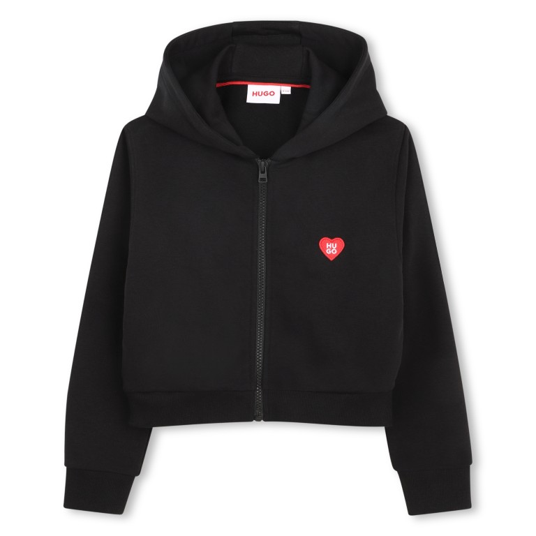 Cardigan de jogging à capuche