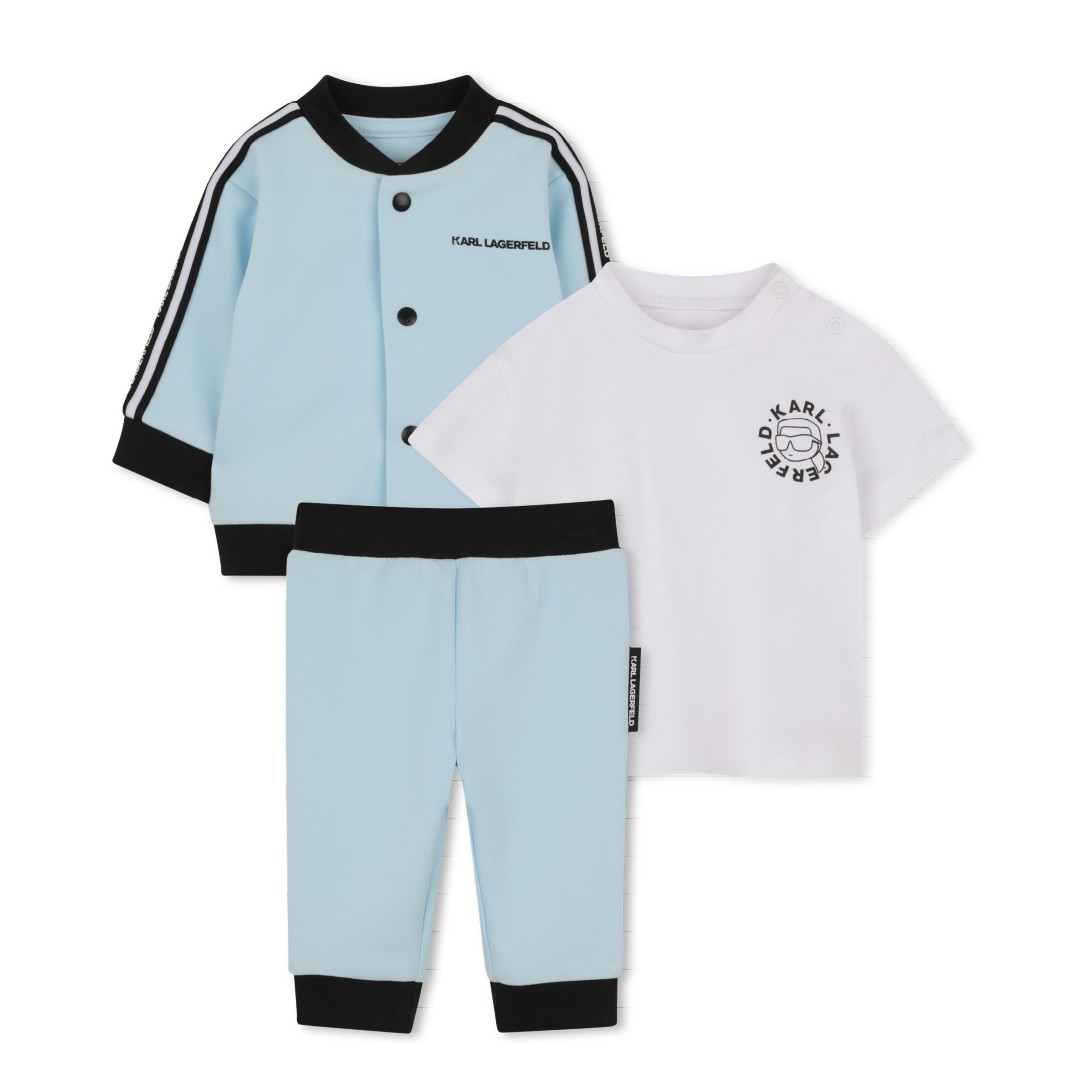 Ensemble cardigan, tee-shirt et pantalon