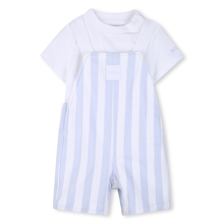 Ensemble salopette et tee-shirt