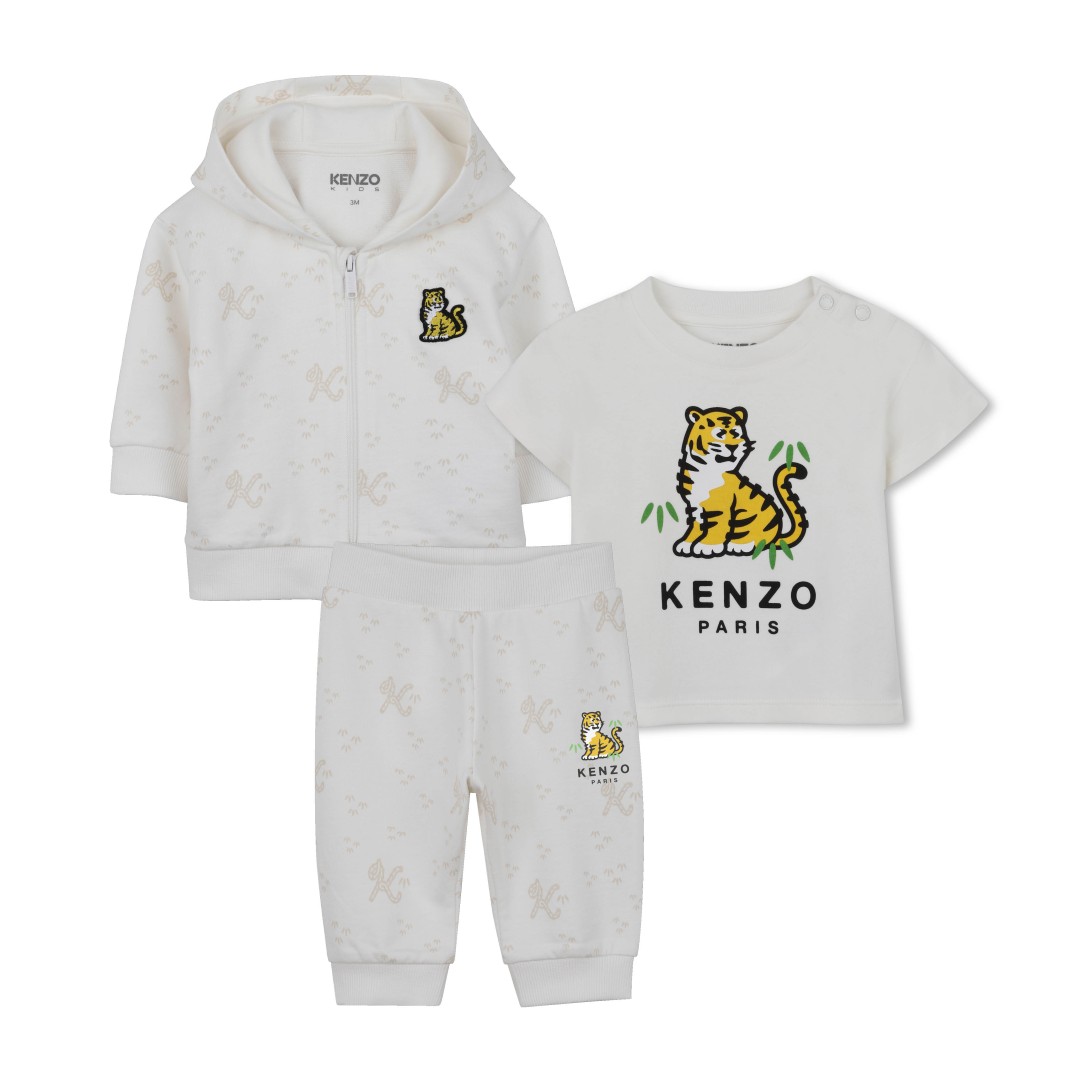 Ensemble tee-shirt, cardigan et pantalon