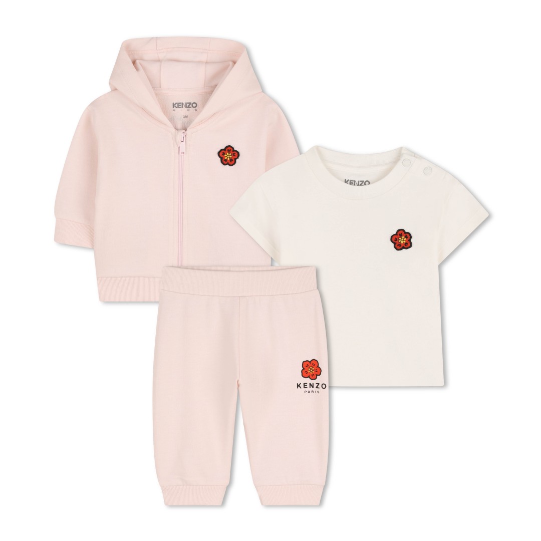 Ensemble tee-shirt, cardigan et pantalon