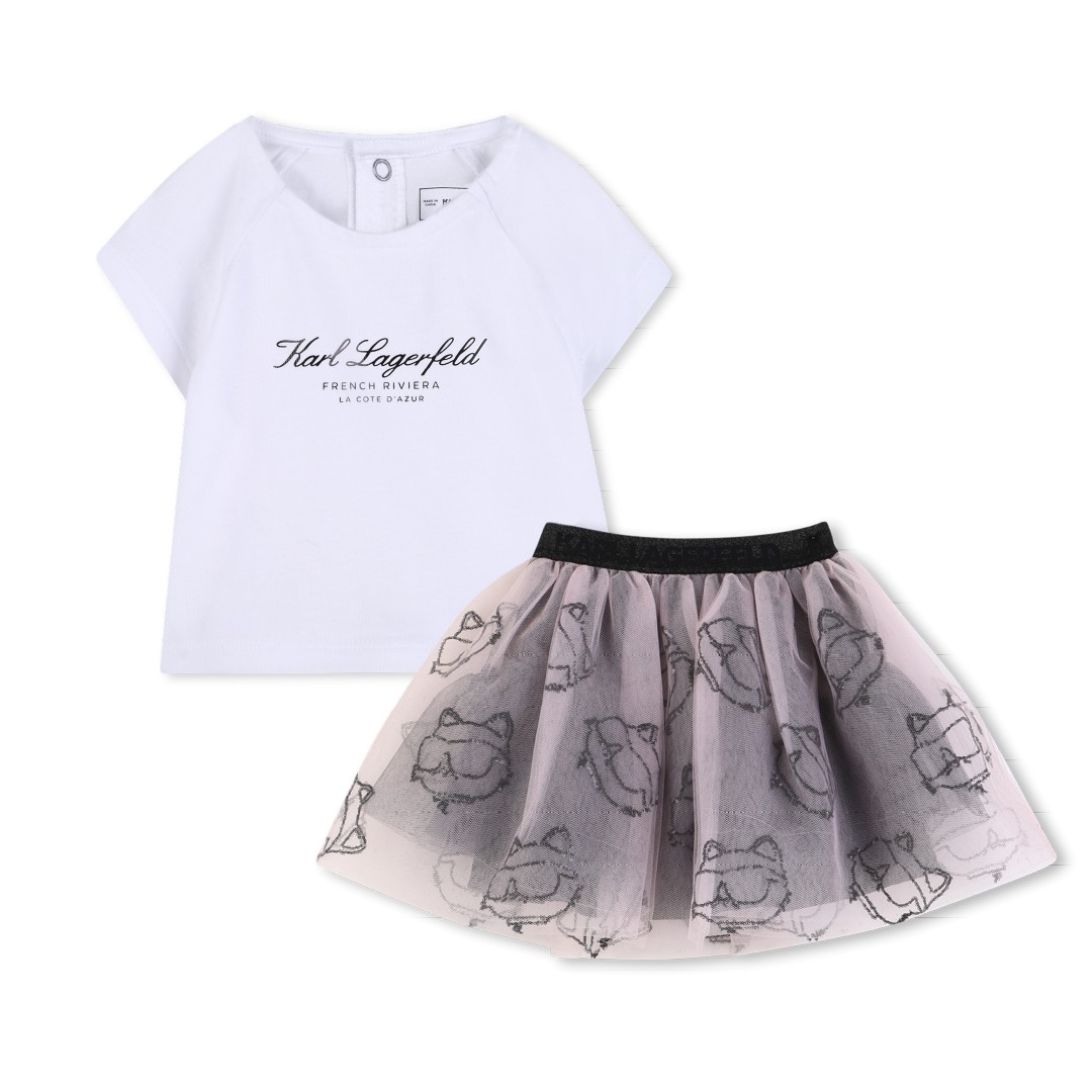 Ensemble tee-shirt et jupe
