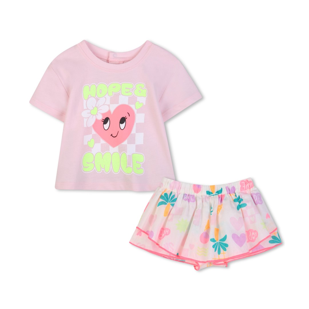 Ensemble tee-shirt et jupe short