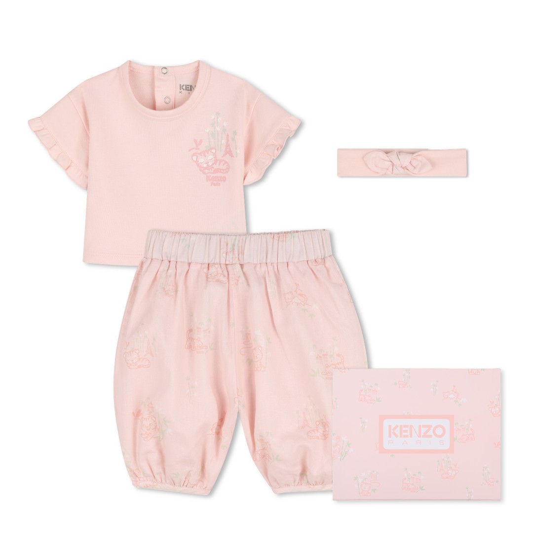 Ensemble tee-shirt, pantalon et bandeau
