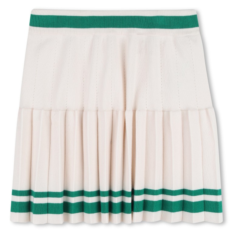 Jupe plissée en tricot