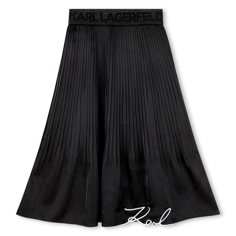 Jupe plissée midi