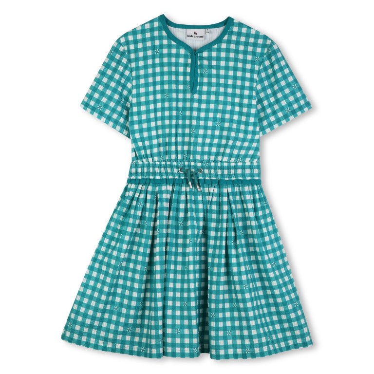 Robe en coton imprimé vichy