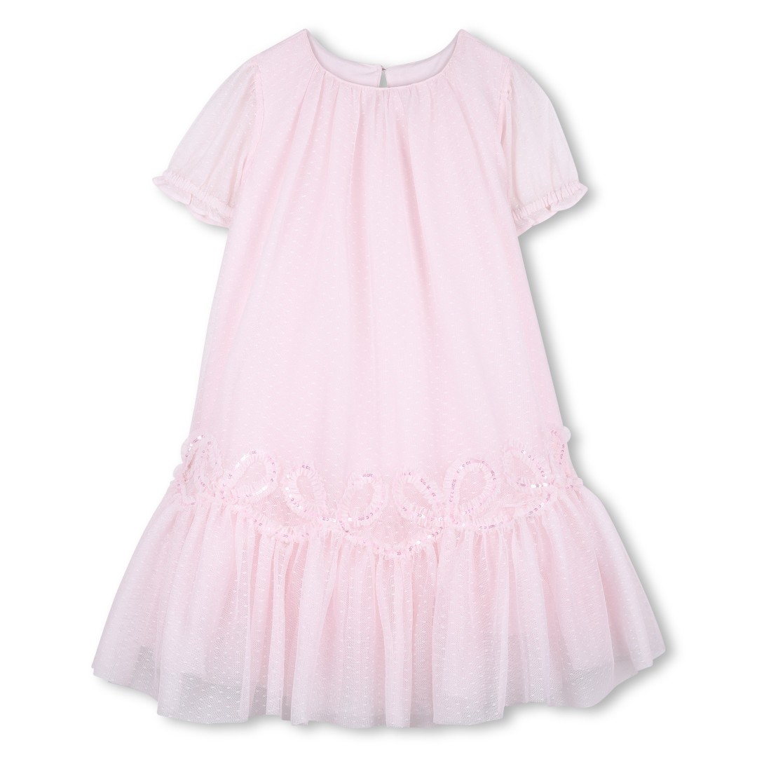 Robe en tulle plumetis