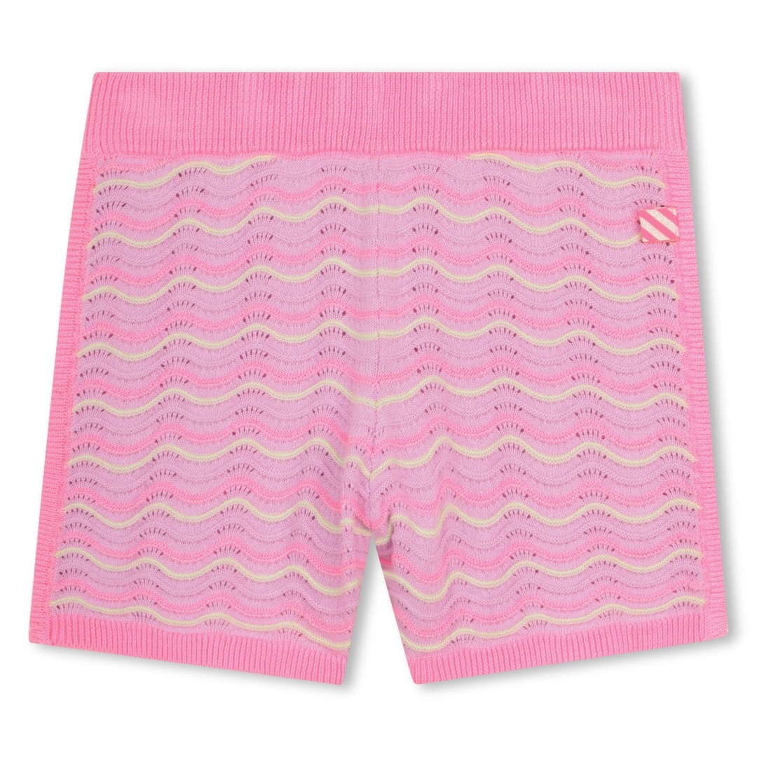 Short en tricot ajouré