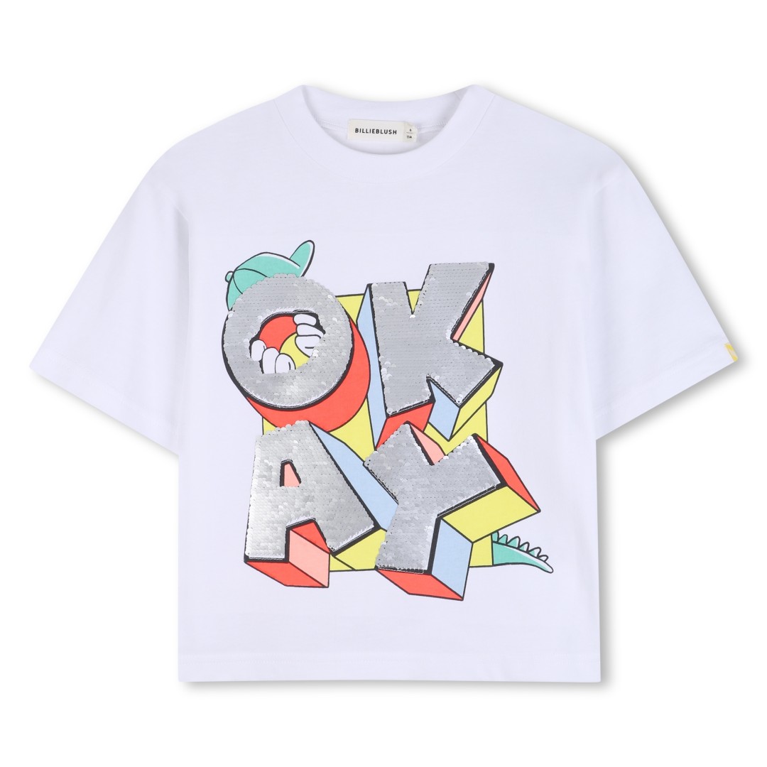 Tee-shirt manches courtes à sequins